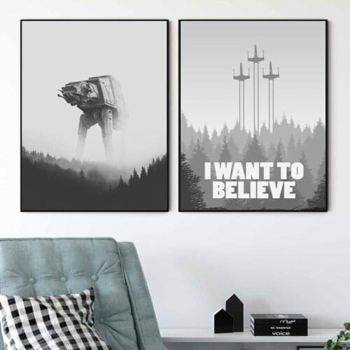 Disney Wall Black And White Paintings