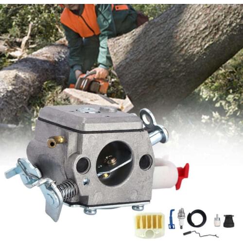 Aluminum Alloy Carburetor Sparking Plug Kit Replacement Fit For Husqvarna 350 353 340 345 Chainsaw Garden Tool