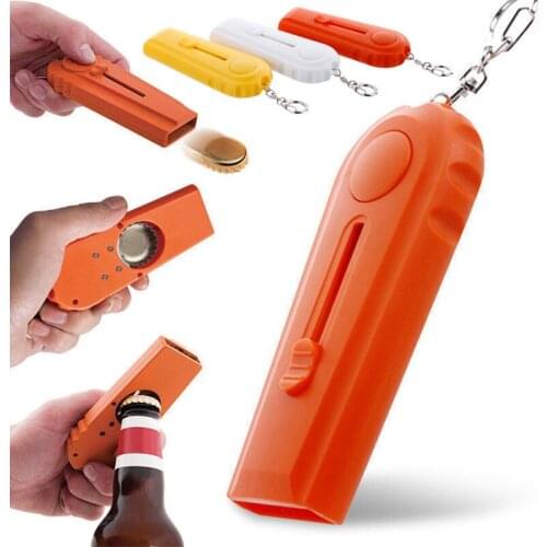Portable Cap Gun Bottle Opener Beverage Beer Bottle Opener Gun Cap Launcher Bar Tool Drink Opening Shooter Wine Accessories