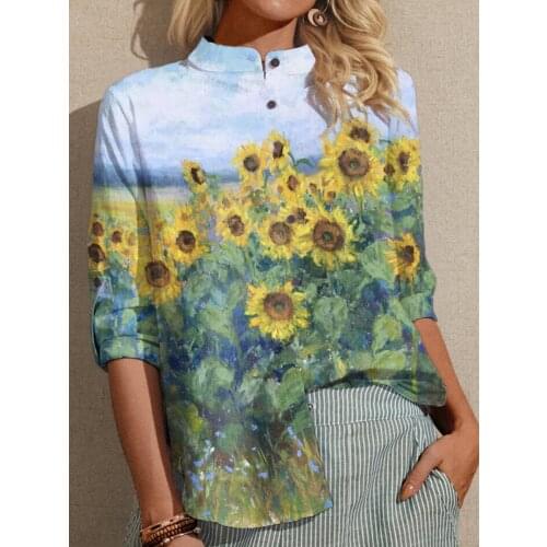 Long sleeve shirt woman Fashion Long Female shirt Large Size Casual Ladies shirt