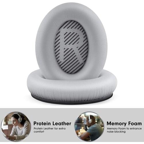 QC35 Replacement Ear Pads for Bose QuietComfort 35 QC35ii SoundTrue & SoundLink Over-Ear/Around-Ear Headphones