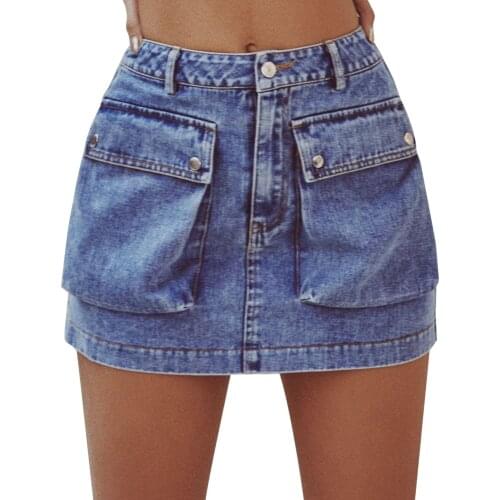 Suit Set Denim Skirts For Women