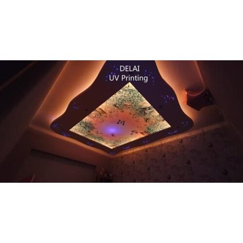 010 Butterfly Printing Ceiling Film Trees in the sky stretch ceiling film