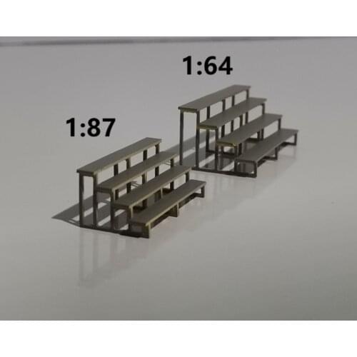 1:64/ 1:87 Scale DIY Model Miniature Outdoor Grandstand Seat Model Toy