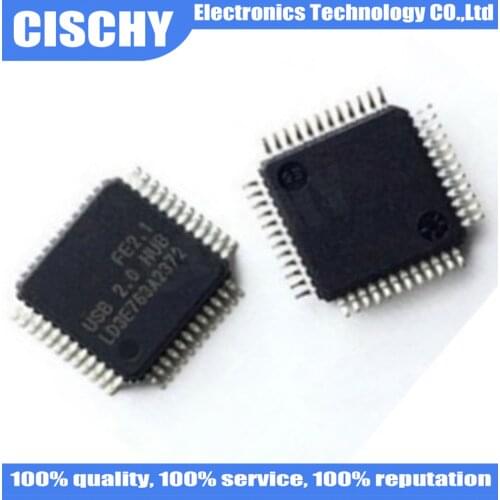 1pcs/lot FE2.1 QFP48 USB2.0 HUB USB