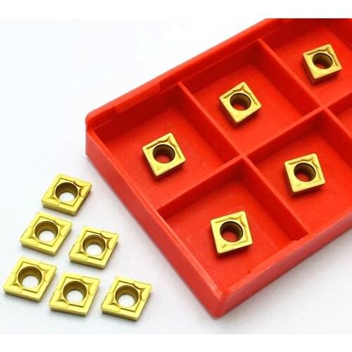 10 turning inserts CCMT060204 UE6020 internal milling cutter CCMT 060204 original carbide CNC insert lathe milling cutter