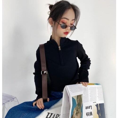 2021 Korean style fashion girls coat cotton full sleeve spring girls coat 6-12t A283