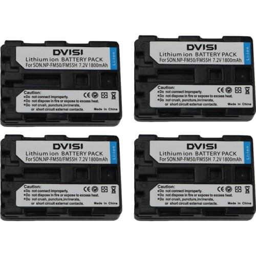 3Pcs/lot NP-FM50 NP FM50 NPFM50 Rechargeable Battery for Sony Alpha A100 DSLR-A100 A100K TRV408 DCR-PC105 FM30 FM50 FM70 FM90