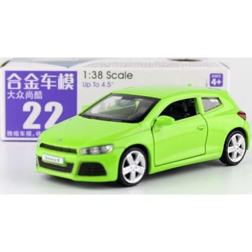 Caipo 1:38 Scale Volkswagen Scirocco Alloy Pull-back car Diecast Metal Model Car For Collection & Gift & Decoration