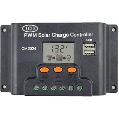 CM2024-6024Z Dual USB Solar Controller PWM View Current Voltage Data