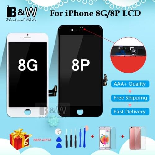 100% Tested No Dead Spot LCD For iPhone 8 8p Display Touch Screen Digitizer Assembly AAA Quality + 3D Touch Replacement Parts
