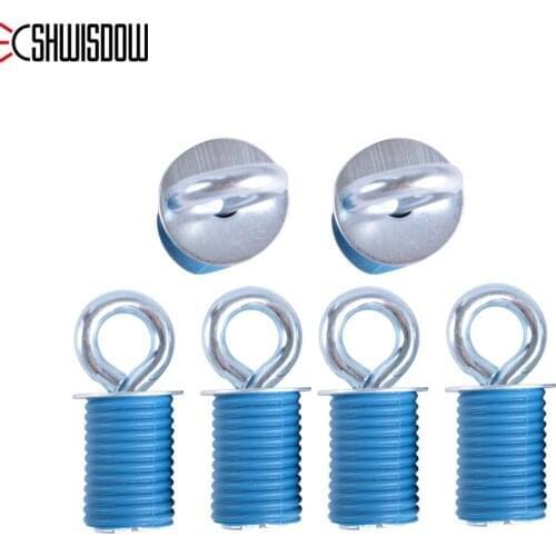 For Polaris RZR 6pcs/Set Tie Down Anchor Tie Downs Anchors Blue 570 900 ZR S 900 800 1000 XP Sportsman 110 400 450