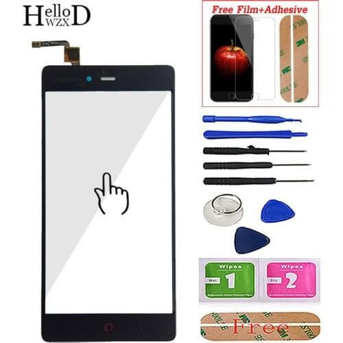 For ZTE Nubia Z9 Max NX510J Z9MAX Touch Screen Touchscreen Digitizer Panel Front Glass Sensor Adhesive + Screen Protector