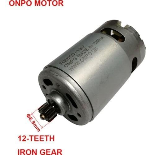 BAB-18Ux2LI-FDK 18V DC RS550 Motor 12-Teeth V For Bort 0-350/1350rpm 33Nm Electric Drill Screwdriver Accessories