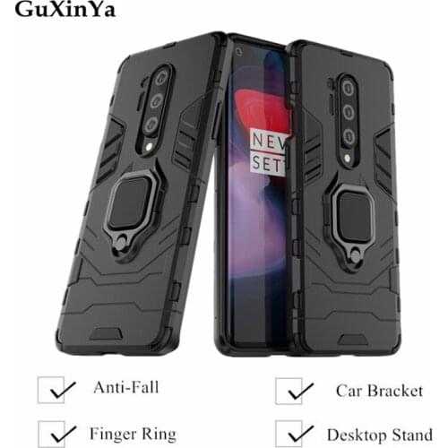 Phone Cases For Oneplus 8 Pro Back Cover For Oneplus 8 Pro Capa Luxury Armor Magnetic Ring Cover Oneplus 8 Pro Fundas 6.78"