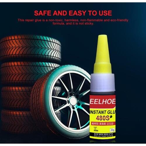 480S Auto Tire Repair Adhesive Patches Glue Bicycle Car Tyre Cement Repair Tool Car Accessories