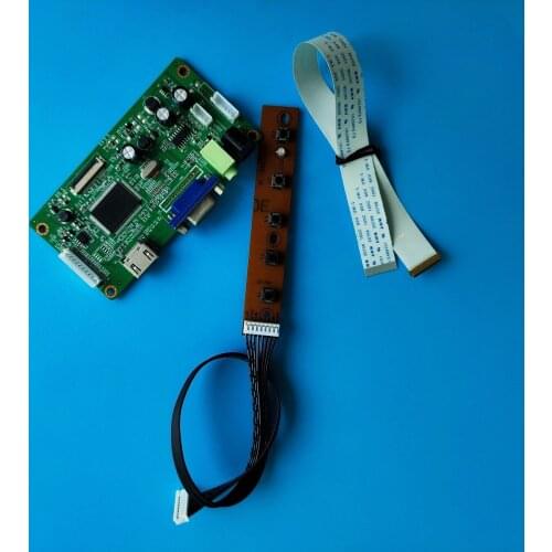 Kit for B140XTN02.A/B140XTN02.B display monitor 30pin LCD LED HDMI VGA SCREEN EDP panel DRIVER Controller board 1366X768