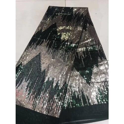 Beautiful embroidered tulle lace fabric newest ZH-7477 design french net lace fabric