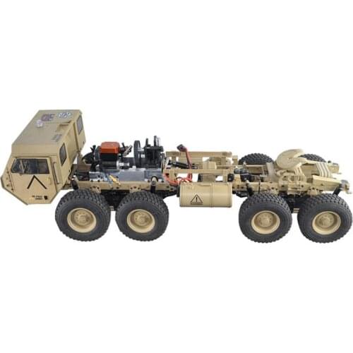 Methanol Gas Powered Military Truck Off-road Vehicle 1:12 8x8 R/C 2.4G High Horse Horsepower