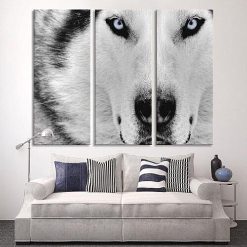 3 Pcs Kit Snow Wolf Avatar POSTERS Canvas Painting Modern Home Decoration Living Room Canvas Print Painting Wall Decor Picture