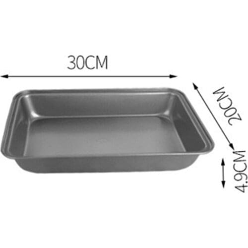 Baking Pan Set 30cm -34cm Rectangular Cake Baking Pan Grill Pan Non-stick Roast Chicken Pan