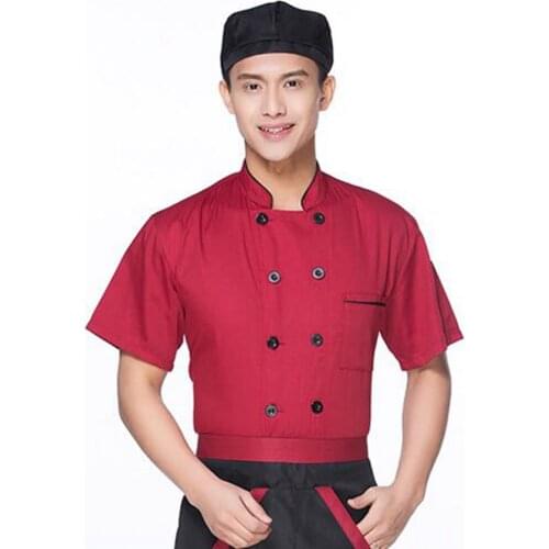 Chef Clothes Coat Chef Unisex Restaurant Uniform Chef Uniform White Chef Jacket Woman Sushi Costume