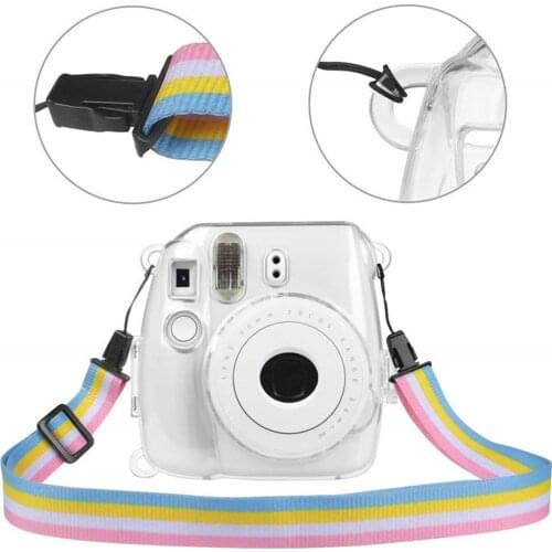 Plastic Protective Case Digital Camera Bag Replacement for Fujifilm Instax Mini 8/8+/9 Clear Protector Pouch