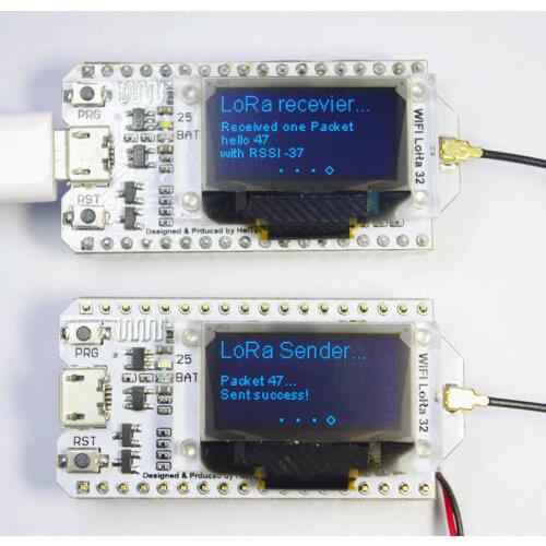 433MHz -470MHZ ESP32 Bluetooth WIFI Lora 32 IOT Internet Development Board 0.96" inch OLED Display Module