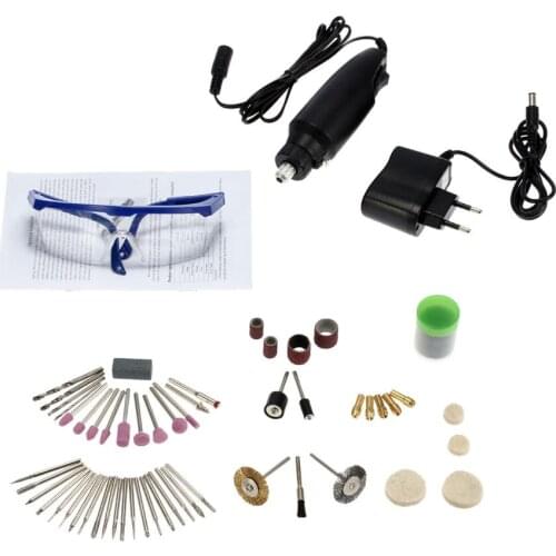 Professional Electric Grinding Set 110-240V AC Drill Grinder Tool for Milling Polishing Drilling Cutting Engraving Kit