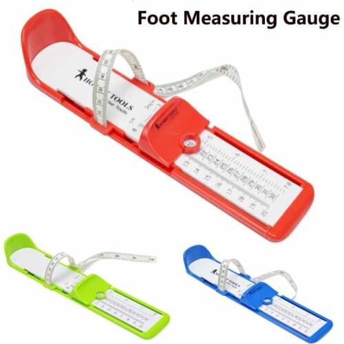 1pcs 0-30cm 18-48 Euro size Professional Foot Measuring Gauge children adult Shoe Measure Tool Sizer shoe size calculator