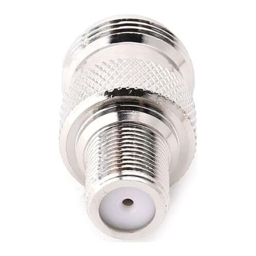 F Type Female To N Type Female RF Connector Coaxial Converter Antenna Adapter Straight