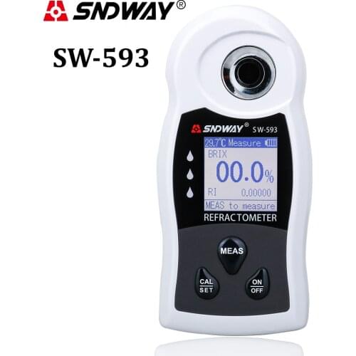 SNDWAY Digital Refractometer Sugar Brix Meter Saccharimeter Wine Beer Alcohol Drink Fruit Sugar Concentration Hydrometer