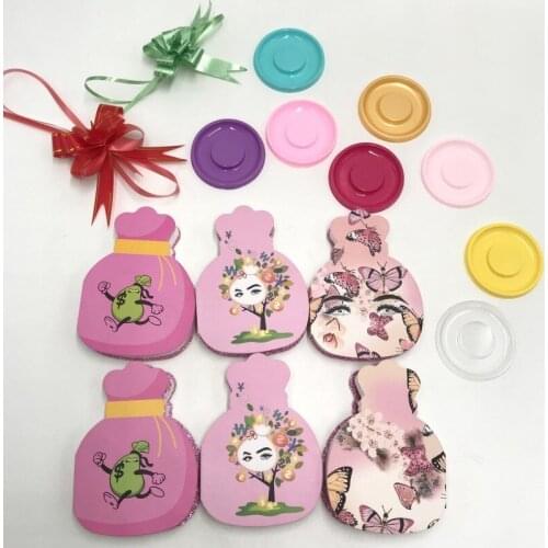 Eyelash Packaging Box Bulk Wholesale Custom 3D Mink Lashes Boxes Packaging With Logo Pink Eyelashes Case