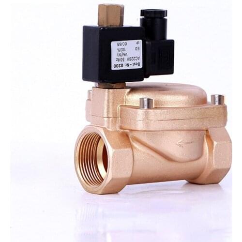 1-1/4" Normally Open Brass High Pressure 0955 Solenoid Valve 110V 24V 12V 24v