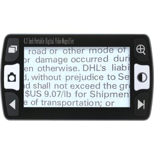 4.3-inch 6x-16x Mobile Portable Digital Magnifier Handheld Electronic Reading Aid Support AV Output Power