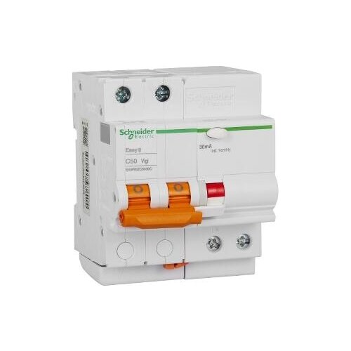 EA9R leakage protection circuit breakerEA9RN2C5030CA EA9R 2P C50A 30mA A 2P | C | 30mA | 50A