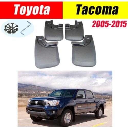 Mud flaps For Toyota Tacoma Fender mudguards Mud flap splash Guard car accessories auto styline Front Rear 4 pcs 2005-2015