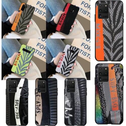 CUTEWANAN Luxury brand Sneakers Shoe box Black TPU Soft Phone Case Cover for Samsung S20 plus Ultra S6 S7 edge S8 S9 plus S10 5G