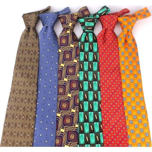 100% Silk Ties For Men Printed Floral Tie Spring Summer Classic Mens Neck Tie Yellow Blue Fashion Necktie For Wedding Party