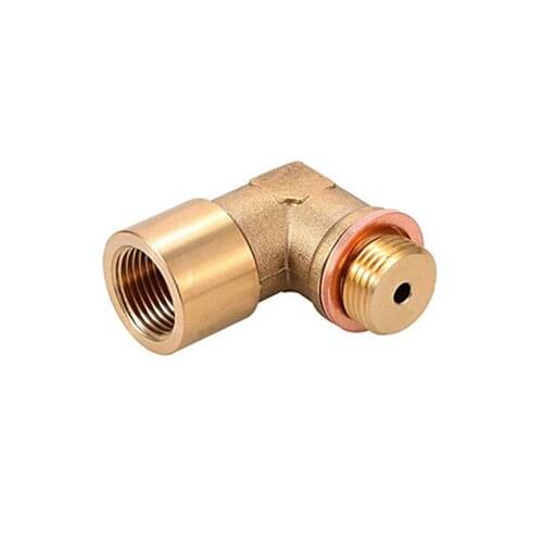 JIAX M18*1.5 Oxygen Sensor Extender Spacer For Decat Hydrogen Brass