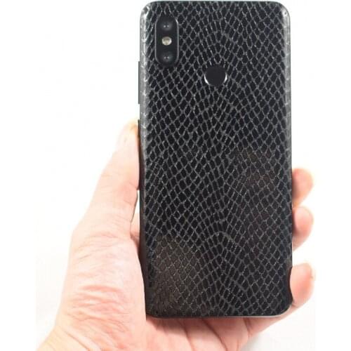 Crocodile Serpentine Pattern Decorative Back For Xiaomi 8 MI8 SE Mobile Phone Protector M 8 SE Back Film Stickers With Gift