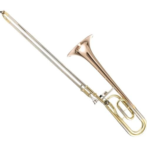 MARGEWATE Bb-F# Tune Tenor Slide Trombone Phosphorus Copper Gold Lacquer Bb-F# Tune New Arrival High Quality Musical Instrument
