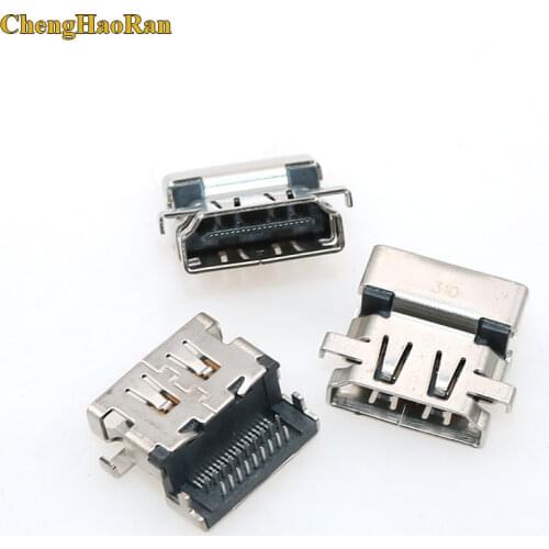 ChengHaoRan For Asus Lenovo HP Samsung Etc Laptop Motherboard HDMI-compatible Female Jack PCB Socket Connector 19P Port
