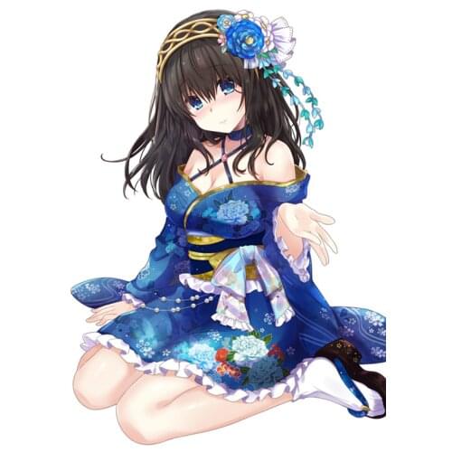 RuleMylife Sagisawa Fumika Anime Cute Girl car stickers decal anime cute car accessories decoration pegatinas para coche