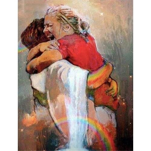 Diy Round Diamond Painting couple Cross Stitch Kit Home Decoration Full Square Drill Mosaic Diamond Embroidery HandcraftZP-431