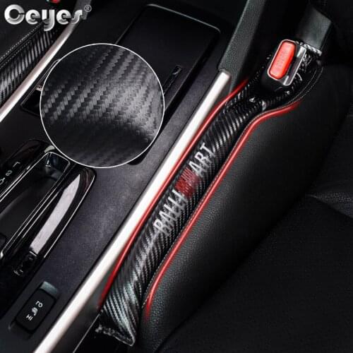 Ceyes Car Styling Sticker Leak Proof Seat Gap Strips Pad Leakproof Accessories Case For Mitsubishi RalliArt Galant Ralli Art 1pc