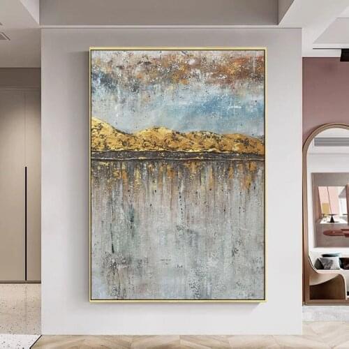 Unframed Wall Decor Panel Hangings Oil Painting 100% Hand-painted Abstract Texture Wall Art Pictures For Living Room Decoration