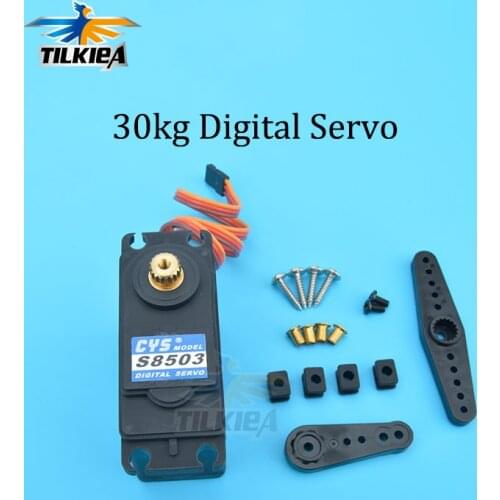 Brand New 30KG Large Torque 360 High Voltage Digital Servo For RC Model Parts Boat/Car