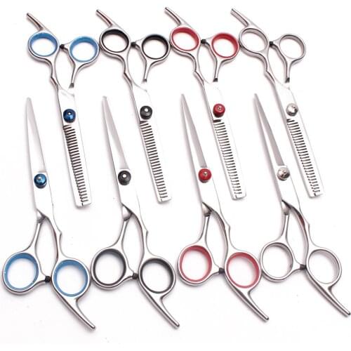 6.5" 18.5cm Stainless Customized Brand Hairdressers Scissors Cutting Shears Thinning Scissors Professional Hair Scissors C1001
