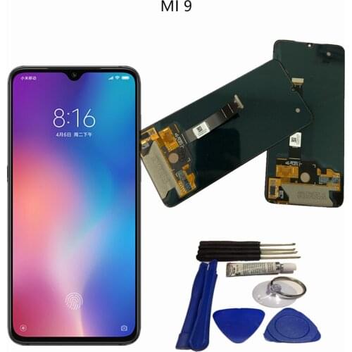 Original oled For Xiao mi 9 Lcd Display Touch Screen Digitizer Assembly Replacement With mi 9 lcd mi display